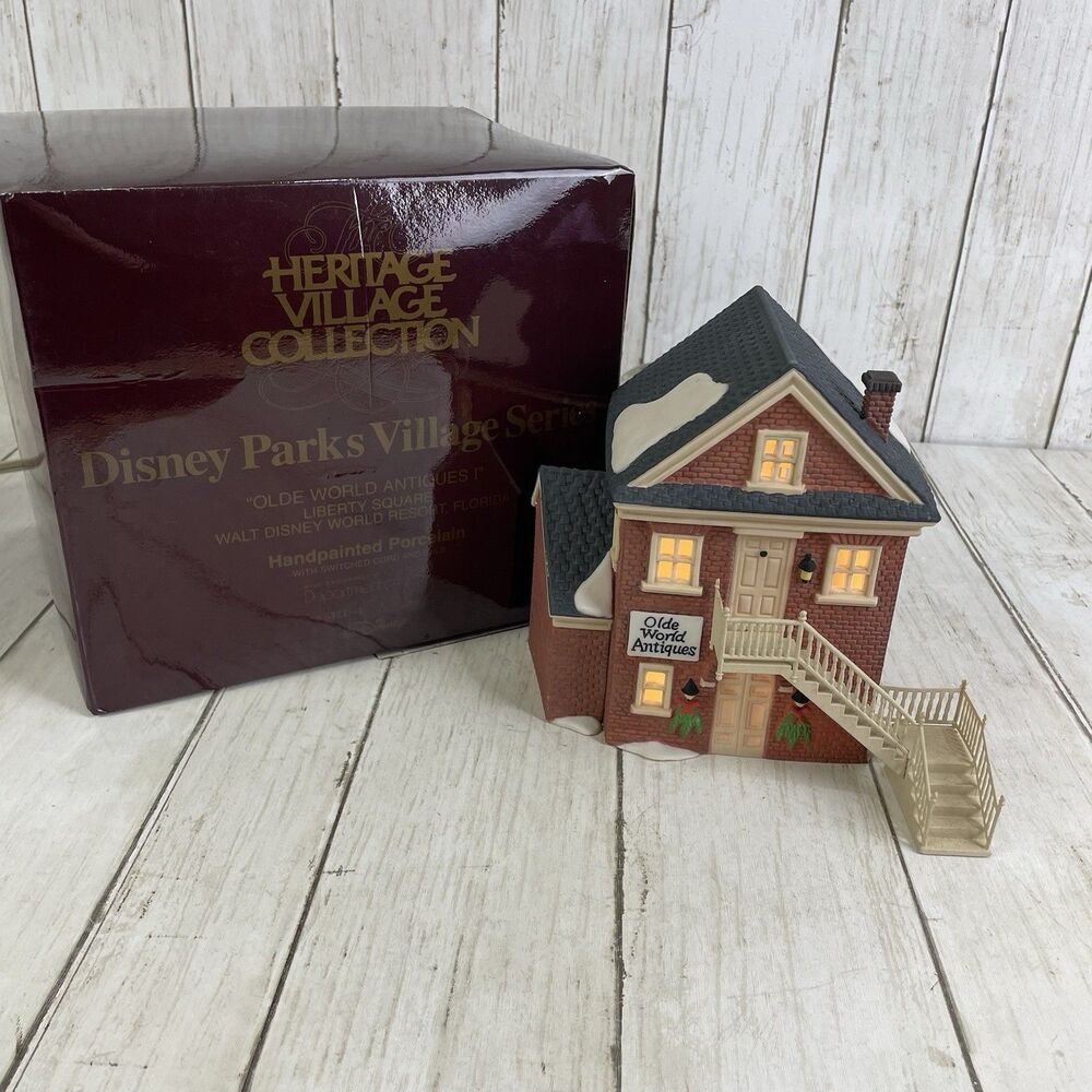 Dept 56 Disney Parks Village 'Olde World Antiques I' Liberty Square WDW VTG 1994